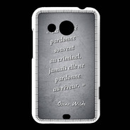 Coque HTC Desire 200 Société rêveur Noir Citation Oscar Wilde