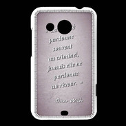 Coque HTC Desire 200 Société rêveur Rose Citation Oscar Wilde