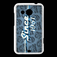 Coque HTC Desire 200 Since crane bleu 1951