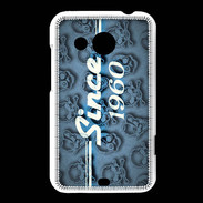 Coque HTC Desire 200 Since crane bleu 1960