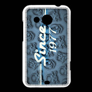 Coque HTC Desire 200 Since crane bleu 1977