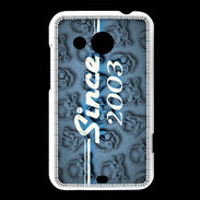 Coque HTC Desire 200 Since crane bleu 2003