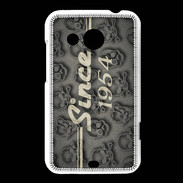 Coque HTC Desire 200 Since crane gris 1954