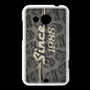 Coque HTC Desire 200 Since crane gris 1988