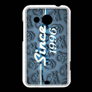 Coque HTC Desire 200 Since crane bleu 1996