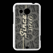Coque HTC Desire 200 Since crane gris 1976