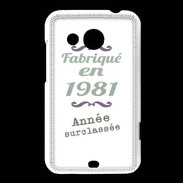 Coque HTC Desire 200 Fabriqué en 1981 ZG