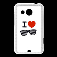 Coque HTC Desire 200 I love Lunette Fun