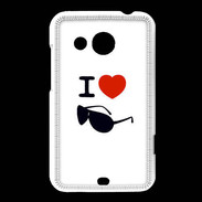Coque HTC Desire 200 I love Lunette Fun 2