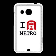 Coque HTC Desire 200 I love Metro