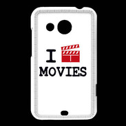 Coque HTC Desire 200 I love Movies