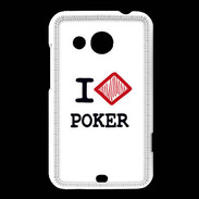 Coque HTC Desire 200 I love Poker Diamond