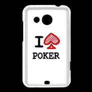 Coque HTC Desire 200 I love Poker Spade