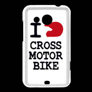 Coque HTC Desire 200 i love Cross Motor