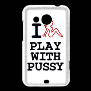 Coque HTC Desire 200 I love Play Pussy