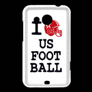 Coque HTC Desire 200 I love US Football