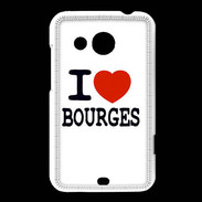 Coque HTC Desire 200 I love Bourges