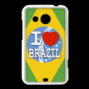 Coque HTC Desire 200 I love Brazil 3