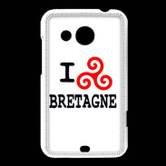 Coque HTC Desire 200 I love Bretagne 2