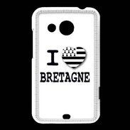 Coque HTC Desire 200 I love Bretagne 3
