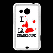 Coque HTC Desire 200 i love Guadeloupe 2