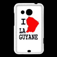 Coque HTC Desire 200 I love Guyane 2