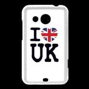 Coque HTC Desire 200 I love UK 3