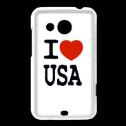 Coque HTC Desire 200 I love USA