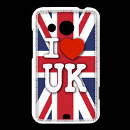 Coque HTC Desire 200 I love UK 2