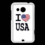 Coque HTC Desire 200 I love USA 2