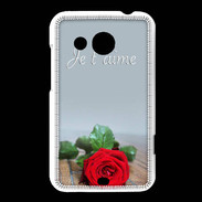 Coque HTC Desire 200 Belle rose PR