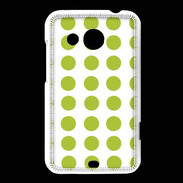 Coque HTC Desire 200 pois vert clair