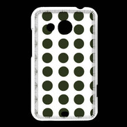 Coque HTC Desire 200 pois vert foncé