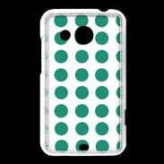 Coque HTC Desire 200 pois vert d'eau
