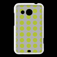 Coque HTC Desire 200 pois gris & vert
