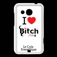 Coque HTC Desire 200 I love Bitch Cola 2