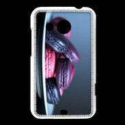Coque HTC Desire 200 Macaron mauve PR 10