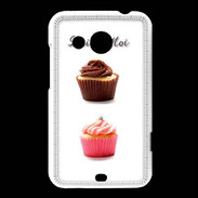 Coque HTC Desire 200 Cupcake lui et moi PR
