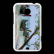 Coque HTC Desire 200 DP Barge en bord de plage 2