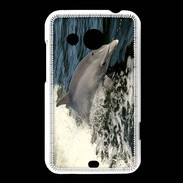 Coque HTC Desire 200 Coque Dauphin et vague