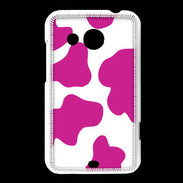 Coque HTC Desire 200 vache rose