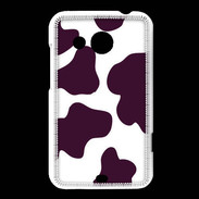 Coque HTC Desire 200 vache prune