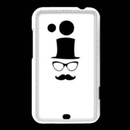 Coque HTC Desire 200 chapeau moustache