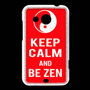 Coque HTC Desire 200 Keep Calm Be Zen Rouge