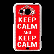 Coque HTC Desire 200 Keep Calm Rouge