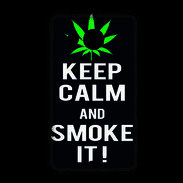 Coque HTC Desire 200 Keep Calm Smoke Noir