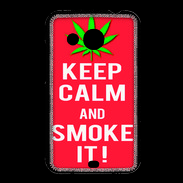 Coque HTC Desire 200 Keep Calm Smoke Rouge