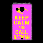 Coque HTC Desire 200 Keep Calm Call Batman Rose