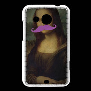 Coque HTC Desire 200 Moustache Mona Lisa