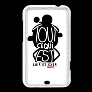 Coque HTC Desire 200 Adishatz Humour Loir et Cher